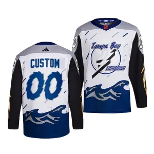 Adidas Tampa Bay Lightning Personalisiert 22/23 Reverse Retro 2.0 Authentic Trikot - Herren (Weiss) Adidas Tampa Bay Lightning Personalisiert 22/23 Reverse Retro 2.0 Authentic Trikot - Herren (Weiss)