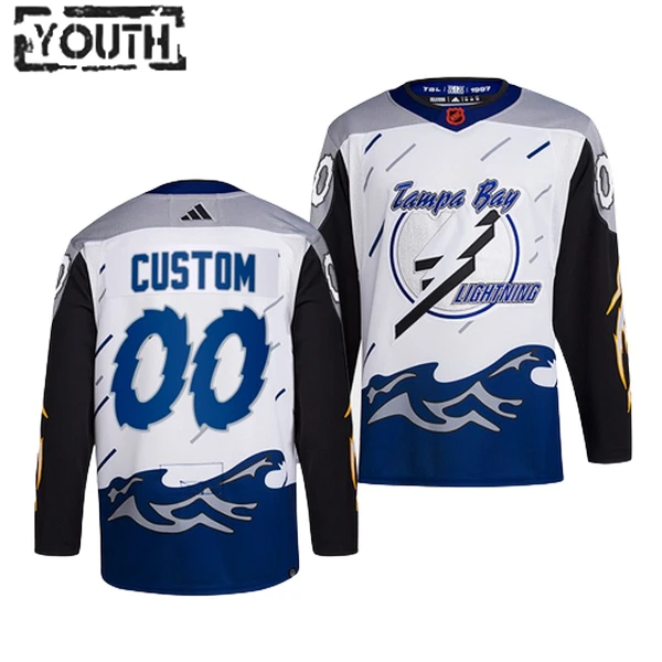 Adidas Tampa Bay Lightning Personalisiert 22/23 Reverse Retro 2.0 Authentic Trikot - Kinder (Weiss) Adidas Tampa Bay Lightning Personalisiert 22/23 Reverse Retro 2.0 Authentic Trikot - Kinder (Weiss)
