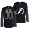 Adidas Tampa Bay Lightning Personalisiert Alternate Authentic Trikot - Herren (Schwarz)