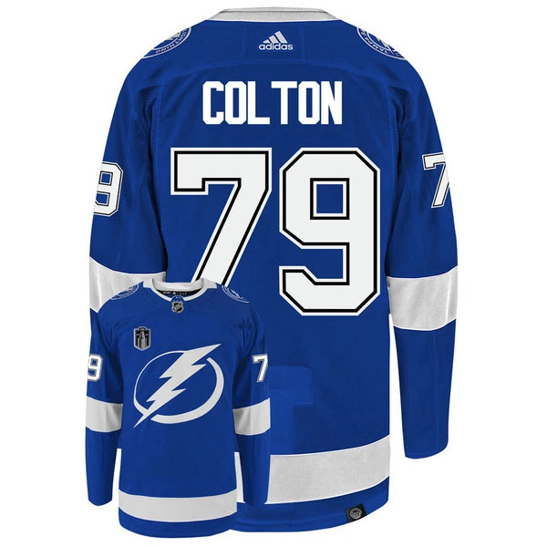 Adidas Tampa Bay Lightning Ross Colton 79 Stanley Cup 2022 Authentic Trikot - Herren (Blau) Adidas Tampa Bay Lightning Ross Colton 79 Stanley Cup 2022 Authentic Trikot - Herren (Blau)