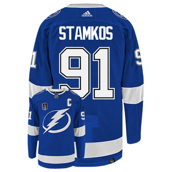Adidas Tampa Bay Lightning Steven Stamkos 91 Stanley Cup 2022 Authentic Trikot - Herren (Blau) Adidas Tampa Bay Lightning Steven Stamkos 91 Stanley Cup 2022 Authentic Trikot - Herren (Blau)