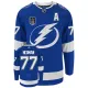 Adidas Tampa Bay Lightning Victor Hedman 77 Stanley Cup 2022 Authentic Trikot - Herren (Blau)