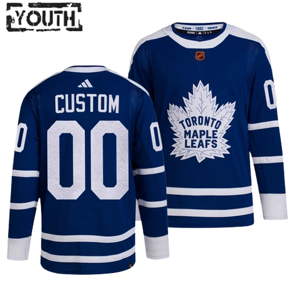 Adidas Toronto Maple Leafs Personalisiert 22/23 Reverse Retro 2.0 Authentic Trikot - Kinder (Blau) Adidas Toronto Maple Leafs Personalisiert 22/23 Reverse Retro 2.0 Authentic Trikot - Kinder (Blau)