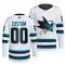 San Jose Sharks Personalisiert Authentic Trikot - Herren (Weiss)