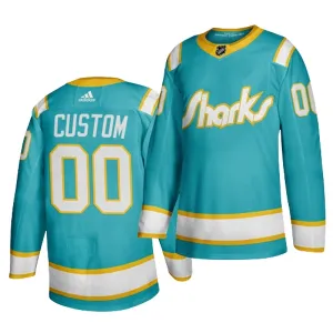 San Jose Sharks Personalisiert Throwback Authentic Trikot - Herren (Teal) San Jose Sharks Personalisiert Throwback Authentic Trikot - Herren (Teal)