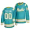 San Jose Sharks Personalisiert Throwback Authentic Trikot - Herren (Teal)