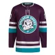 Adidas Anaheim Ducks Personalisiert 30 Jahre Jubiläum 23/24 Alternate Authentic Trikot - Herren (Lila)