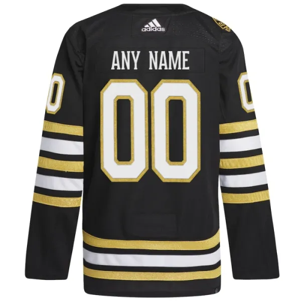 Adidas Boston Bruins Personalisiert 100 Jahre Jubiläum 23/24 Authentic Trikot - Herren (Schwarz)