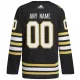 Adidas Boston Bruins Personalisiert 100 Jahre Jubiläum 23/24 Authentic Trikot - Herren (Schwarz)