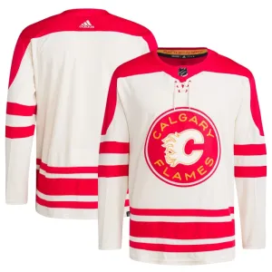 Adidas Calgary Flames Personalisiert 23/24 Heritage Classic Authentic Trikot - Herren