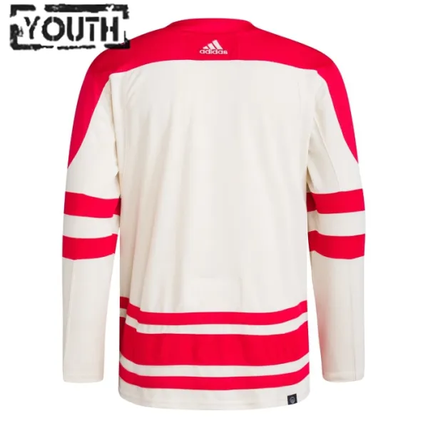 Adidas Calgary Flames Personalisiert 23/24 Heritage Classic Authentic Trikot - Kinder