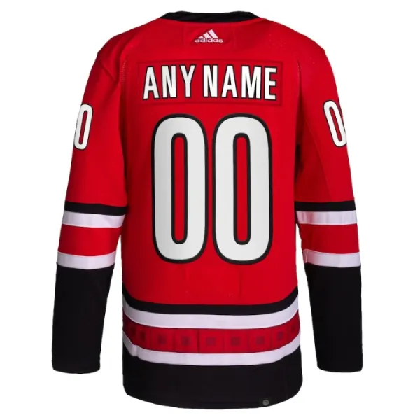 Adidas Carolina Hurricanes Personalisiert 23/24 Alternate Authentic Trikot - Herren (Rot)