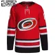 Adidas Carolina Hurricanes Personalisiert 23/24 Alternate Authentic Trikot - Kinder (Rot)