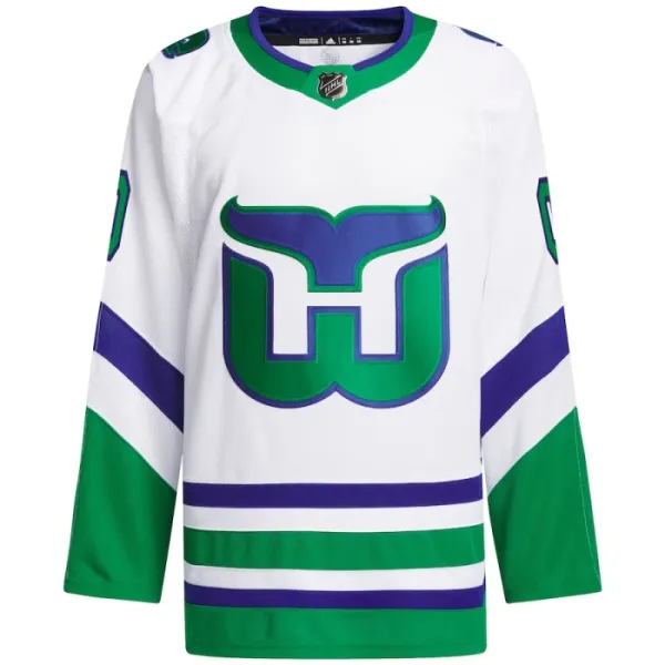 Adidas Carolina Hurricanes Personalisiert 23/24 Authentic Trikot - Herren (Weiss)