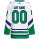 Adidas Carolina Hurricanes Personalisiert 23/24 Authentic Trikot - Herren (Weiss)