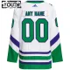 Adidas Carolina Hurricanes Personalisiert 23/24 Authentic Trikot - Kinder (Weiss)