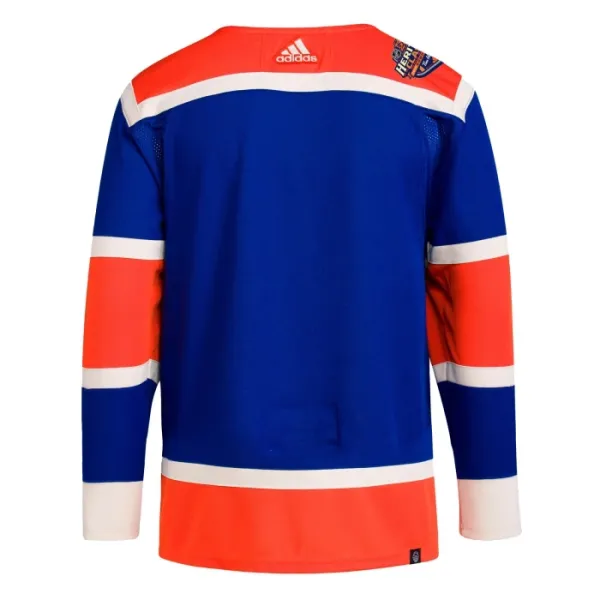 Adidas Edmonton Oilers Personalisiert 23/24 Heritage Classic Authentic Trikot - Herren (Blau)