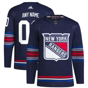 Adidas New York Rangers Personalisiert 23/24 Alternate Authentic Trikot - Herren (Navy)