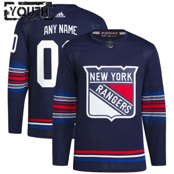 Adidas New York Rangers Personalisiert 23/24 Alternate Authentic Trikot - Kinder (Navy) Adidas New York Rangers Personalisiert 23/24 Alternate Authentic Trikot - Kinder (Navy)