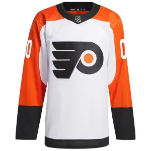 Adidas Philadelphia Flyers Personalisiert 23/24 Away Authentic Trikot - Herren (Weiss)