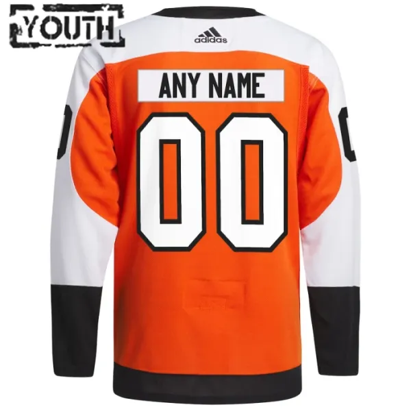 Adidas Philadelphia Flyers Personalisiert 23/24 Home Authentic Trikot - Kinder (Orange)