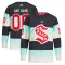 Adidas Seattle Kraken Personalisiert 23/24 Winter Classic Authentic Trikot - Herren (Blau)