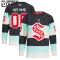 Adidas Seattle Kraken Personalisiert 23/24 Winter Classic Authentic Trikot - Kinder (Blau)