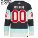 Adidas Seattle Kraken Personalisiert 23/24 Winter Classic Authentic Trikot - Kinder (Blau)