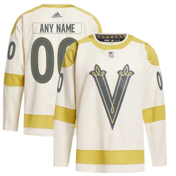Adidas Vegas Golden Knights Personalisiert 23/24 Winter Classic Authentic Trikot - Herren (Cream) Adidas Vegas Golden Knights Personalisiert 23/24 Winter Classic Authentic Trikot - Herren (Cream)