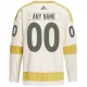 Adidas Vegas Golden Knights Personalisiert 23/24 Winter Classic Authentic Trikot - Herren (Cream)