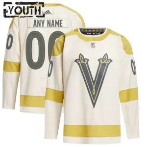 Adidas Vegas Golden Knights Personalisiert 23/24 Winter Classic Authentic Trikot - Kinder (Cream) Adidas Vegas Golden Knights Personalisiert 23/24 Winter Classic Authentic Trikot - Kinder (Cream)