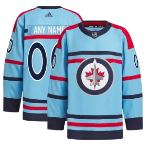 Adidas Winnipeg Jets Personalisiert Jubiläum 23/24 Authentic Trikot - Herren (Blau)