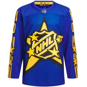 Adidas x Drew House NHL Game Personalisiert All Star 2024 Authentic Trikot - Herren (Blau)