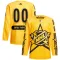 Adidas x Drew House NHL Game Personalisiert All Star 2024 Authentic Trikot - Herren (Gelb)