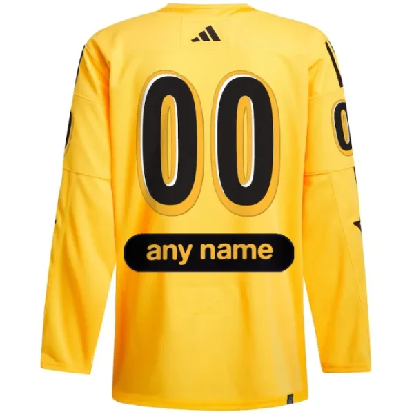 Adidas x Drew House NHL Game Personalisiert All Star 2024 Authentic Trikot - Herren (Gelb)