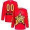 Adidas x Drew House NHL Game Personalisiert All Star 2024 Authentic Trikot - Herren (Rot)