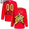 Adidas x Drew House NHL Game Personalisiert All Star 2024 Authentic Trikot - Kinder (Rot)