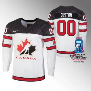 Kanada Personalisiert IIHF World Championship 2023 Trikot - Herren (Weiss) Kanada Personalisiert IIHF World Championship 2023 Trikot - Herren (Weiss)