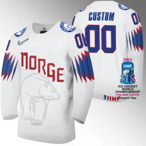 Norwegen Personalisiert IIHF World Championship 2023 Trikot - Herren (Weiss) Norwegen Personalisiert IIHF World Championship 2023 Trikot - Herren (Weiss)