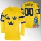 Schweden Personalisiert IIHF World Championship 2023 Trikot - Herren (Gelb)