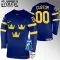 Schweden Personalisiert IIHF World Championship 2023 Trikot - Kinder (Navy)