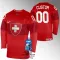 Schweiz Personalisiert IIHF World Championship 2023 Trikot - Herren (Rot)