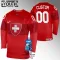 Schweiz Personalisiert IIHF World Championship 2023 Trikot - Kinder (Rot)