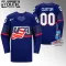 USA Personalisiert IIHF World Championship 2023 Trikot - Kinder (Blau)
