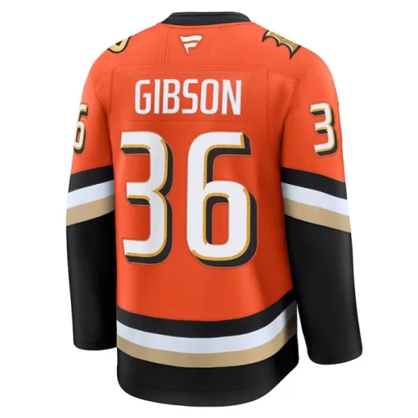 Fanatics Anaheim Ducks John Gibson 24/25 Home Premium Trikot - Herren (Orange)