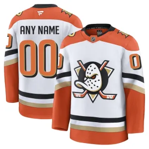 Fanatics Anaheim Ducks Personalisiert 24/25 Away Premium Trikot - Herren (Weiss) Fanatics Anaheim Ducks Personalisiert 24/25 Away Premium Trikot - Herren (Weiss)