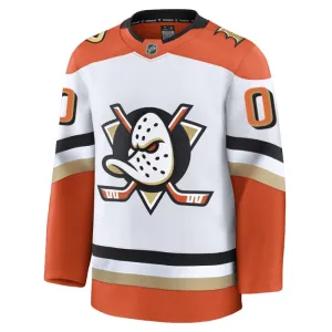 Fanatics Anaheim Ducks Personalisiert 24/25 Away Premium Trikot - Herren (Weiss)
