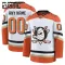 Fanatics Anaheim Ducks Personalisiert 24/25 Away Premium Trikot - Kinder (Weiss)