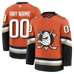Fanatics Anaheim Ducks Personalisiert 24/25 Home Premium Trikot - Herren (Orange) Fanatics Anaheim Ducks Personalisiert 24/25 Home Premium Trikot - Herren (Orange)