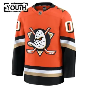 Fanatics Anaheim Ducks Personalisiert 24/25 Home Premium Trikot - Kinder (Orange)